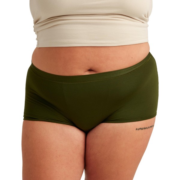 Saalt Comfort Modal Boyshort Period Underwear - Super Absorbency -