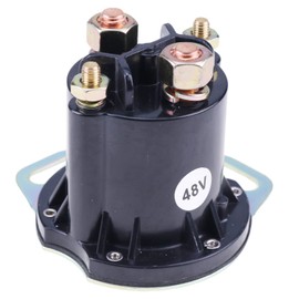 WQSING Updated 48V Solenoid Relay Switch 684-4841-022-29 649240 624317 649373 649371 Compatible with Trombetta EZGO Golf Cart Electric Heavy Duty SVC RXV 2016-UP 2FIVE E-Z-GO Elite Fleet