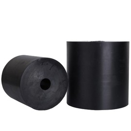 OD60mmXID20mmH60mm Rubber Spring for Vibrating Screen, Cylindrical Rubber Shock Absorber Mount Rubber Damping Pad, Rubber Anti-vibration Mount for Machine