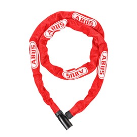 ABUS 4804K Bicycle Key Lock, Road Bike Key, Chain Lock, 43.3 inches (110 cm), Red