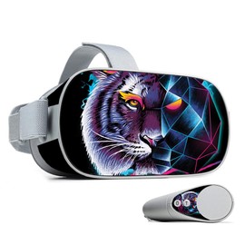 MightySkins Skin Compatible with Oculus Go - Tight Tiger | Protective, Durable, and Unique Vinyl Decal wrap Cover | Easy to Apply, Remove, and Change Styles | Made in The USA