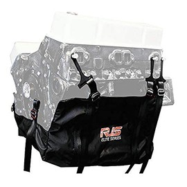 RJS Racing Equipment 22000101 Black Universal Engine Diaper,1 Pack