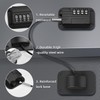 Refrigerator Lock - Upgraded Combination Lock for Kids' Safety, Black
