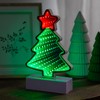 Northlight LED 3D Christmas Tree Infinity Mirror - 8"