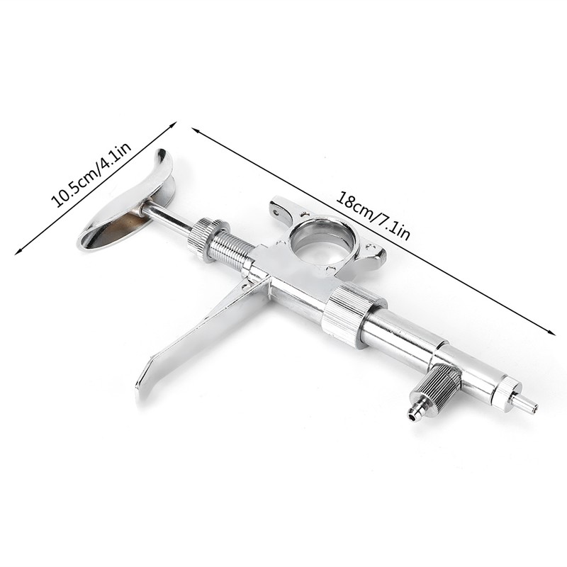 0.2-2ml Adjustable Continuous Injection Animal Syringe Injecting Veterinary Equipment for