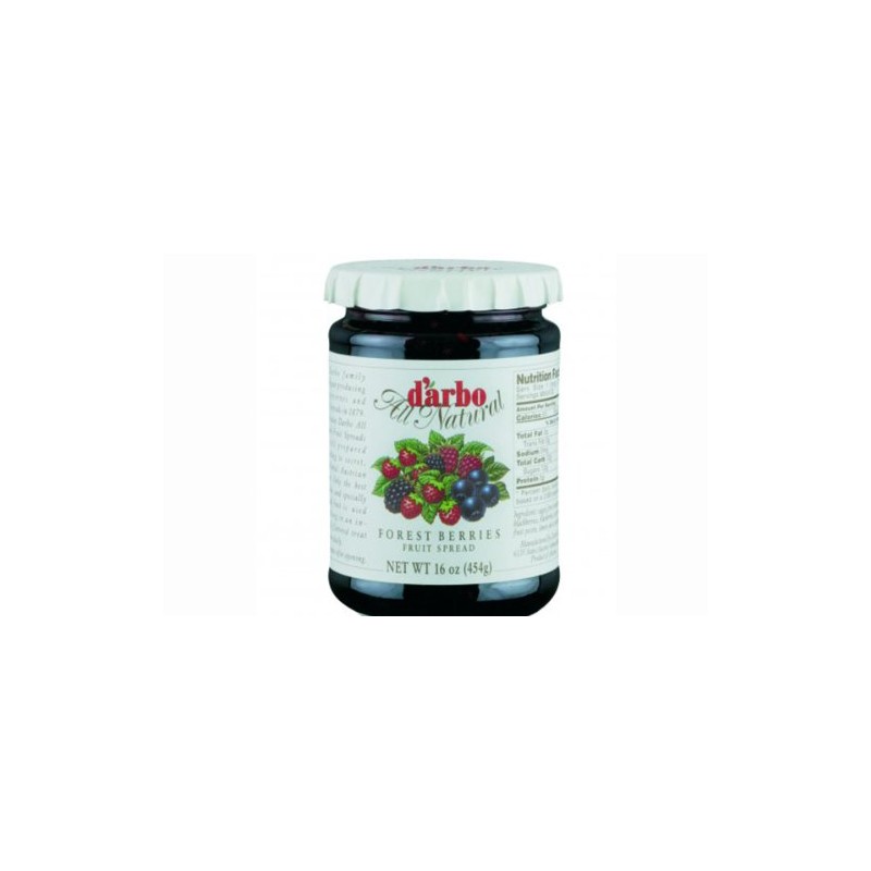 d'arbo All Natural Forest Berries Fruit Spread, 16 Ounce