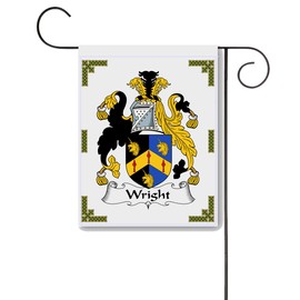 Wright Coat of Arms/Wright Family Crest 11 X 15 Garden Flag – Made in the U.S.A.