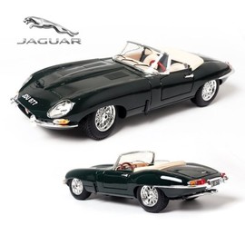 Brago 1:18 Jaguar E-Type Cabrio 1961 Old Car Diecast Model / 브라고 1:18 재규어 E타입 까브리오 1961 올드카 자동차 다이캐스트 모형
