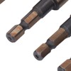 5 Pcs Countersink Drill Bit 1/4in 3/8in 1/2in 5/8in 3/4in