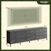 Huuger 70 Inch Dresser for Bedroom, TV Stand for 65,