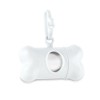 eBuyGB Bone Shaped Pet Waste Bag Holder Dispenser, Plastic, White