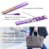 OMyTea® 8.27"(21cm) Women Hand Held Silk Folding Fans with Bamboo