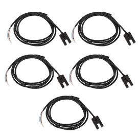5PCS U Type Photoelectric Switch High Accuracy ABS Groove Type Photoelectric Switch DC5 to 24V