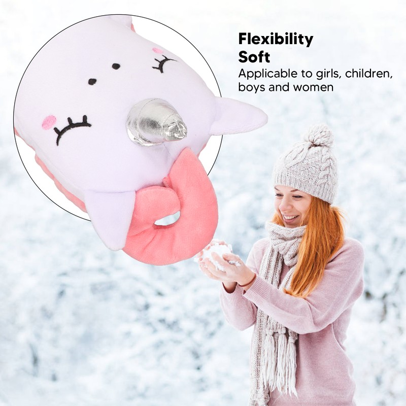 USB Hand Gloves Electric Cute Animal Shape Fingerless Cartoon USB