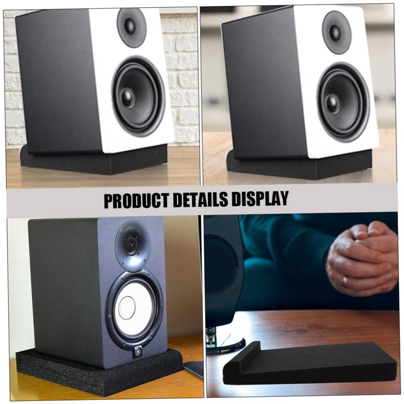 Totority 2pcs Speaker Pads Acoustic Panel for Subwoofer Home Theater