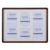 12x16 Collage Picture Frame, 6 Photos Display, Walnut Wood