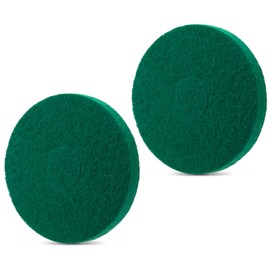 Cleaning Orbiter Pads 437.056 for Oreck 550MC Orbiter Floor Machine, 12 Inch Commercial Green Scrubbing Pad, Orbital Buffer Pats for Tile, Hardwood, Marble Floors