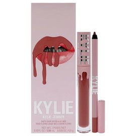Kylie Cosmetics - Kit de labios mate, 301 Liquid Angel para mujer, 2 lápices labiales líquidos mate de 0.10 onzas, delineador de labios de 0.03 onzas