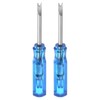 HARFINGTON 2Pcs Mini V-shape Screwdriver V2 Magnetic V Head 45mm