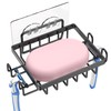 Dobango Bathroom Soap Dish Holder with Hooks, Bar Soap Holder