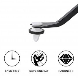 EldHus Car Fastener Remover Tool - Door Panel Removal Tool Automotive Clip Puller Kit, Remove Rivet Fasteners Screw Clip Push Pin Auto Upholstery Repair Pry Tools, Blue