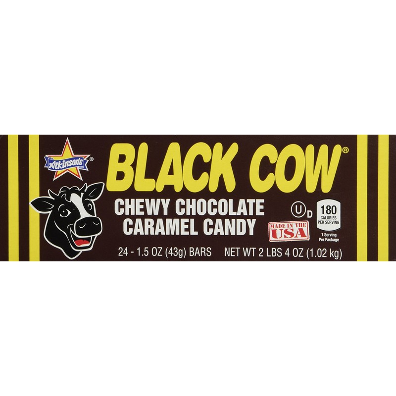 BLACK COW Chocolate Caramel 24count 1.5oz Bars