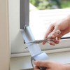 Multi-purpose Draft Seal Tape for Window Gaps - Windproof Gap Blocker Tape Draft Seal Tape (Silver) 4ea