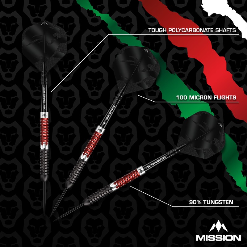Mission | Llew Bevan Darts | Steel Tip | 90%