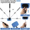 5 PCS Windshield Cleaning Tools, 18 inch Microfiber Car Window