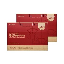종근당건강 홍삼녹용 프리미엄 50ml 30포 2개/mjc Jonggeun Dang Health Red Ginseng and Deer Antler Premium 50ml 30 Packs 2 Sets