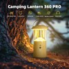 LED Campinglampe, Tragbar Superhell Wiederaufladbare Camping Laterne mit Haken, IPX4