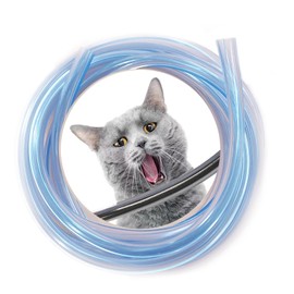 WJSD Cat Cord Cover, Cat, Pet Wire Protector, Wire Protector, Wiring Cover, 1.2 ft (6 m) x 1, Pet Cord, Bite Prevention, Outlet Cover, Cable Protection, Cats, Pet Cable Cover, Dogs, Power Cord Cover, Chewing Prevention, Prank Prevention, Flexible Cable S