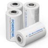 POWEROWL Rechargeable C Batteries Nickle Metal Hydride 5000mah Low Self