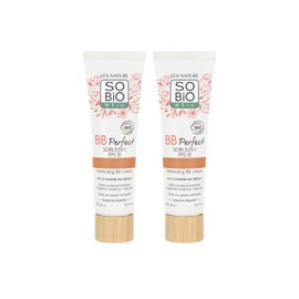 LEA NATURE SO BIO ÉTIC BB Cream 5-in-1 Certified Organic - Perfect | Medium | Moisturises - Unifies - Smoothes - Protects Skin | Organic Hibiscus Hydrate | SPF 10 | Vegan | Made in
