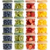 8 Oz Small Food Containers with Lids, 24 Pack, 1-Cup
