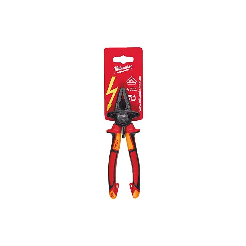 Milwaukee 932464572 VDE Combination Pliers 180mm,Red