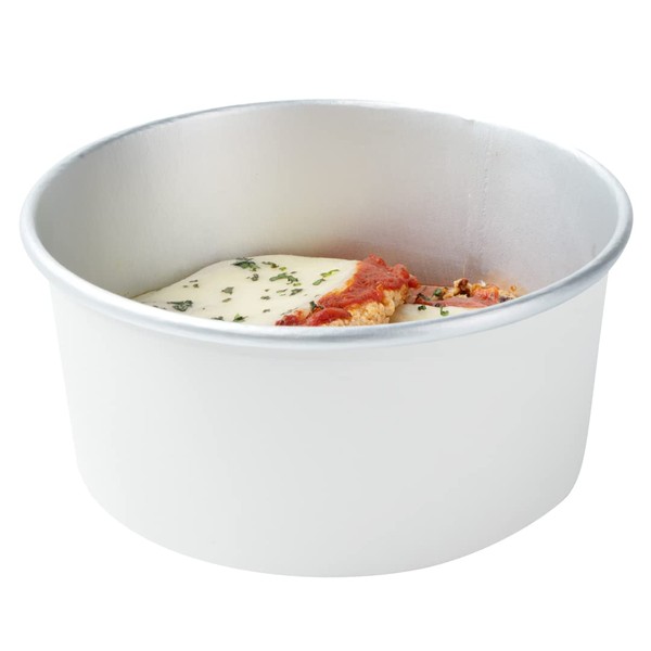 Restaurantware Foil Lux 42 Ounce Take Out Containers, 50 Insulated