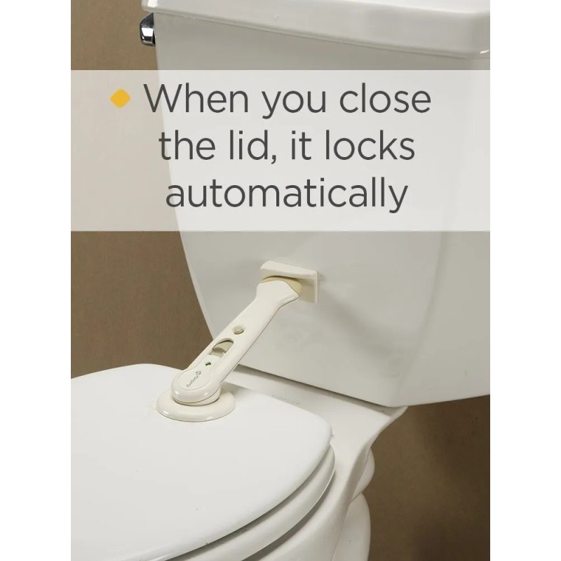 Safety 1st Oscilación Shut - Cerrojo Para Inodoro