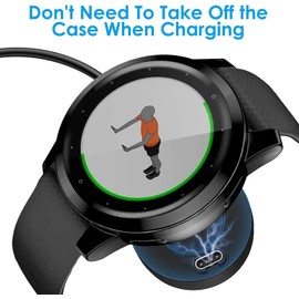 Flesh Leaf Compatible with vivoactive 4 Case, Screen Protector Frame Scratched Resistant Protector Cover Case for vivoactive 4 Smartwatch (pink)