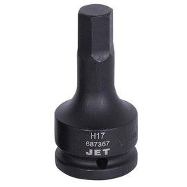 JET 687367-3/4-Inch Drive, 17mm, Hex Bit, 3" Length, Metric Impact Socket