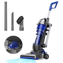 Upright Vacuum Cleaner, Aspiron 1200W 25kPa 5-Mode Bagless Vacuum Cleaner with Crevice Tool & Extension Wand,3L Dust Cup with HEPA Filter, Upright Vacuum for Carpet, Pet Hair,Hard Floor,Tile Particles