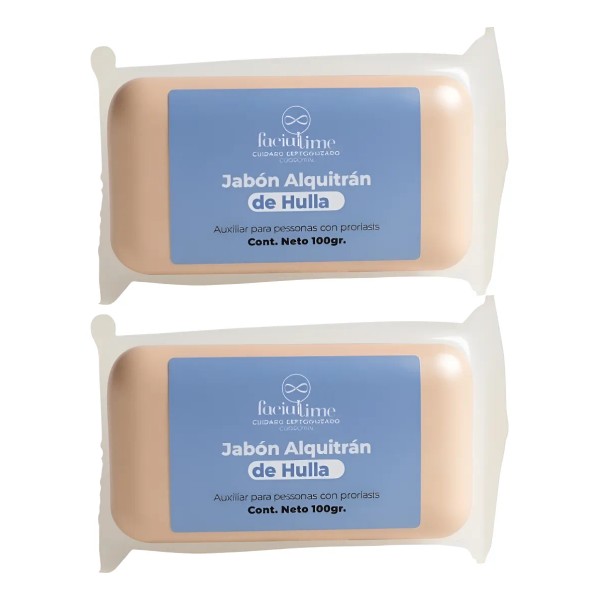 2 Jabón De Alquitrán De Huya Para Psoriasis Piel Caspa