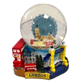 London Icon 3D Snow Globe – Stunning London Landmarks Home Decorative Snow Globe, Perfect Souvenir or Gift for Travelers and Collectors