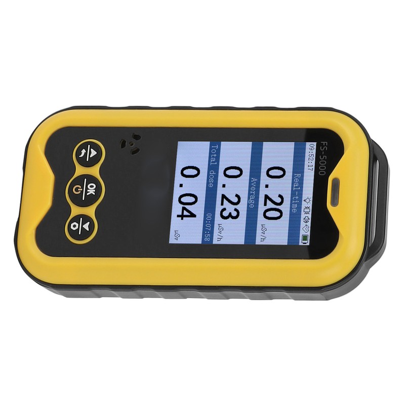 Portable Radiation Monitor 0.01μSv/h‑50msv/h 1800mAh 2.4 in TFT LCD Screen