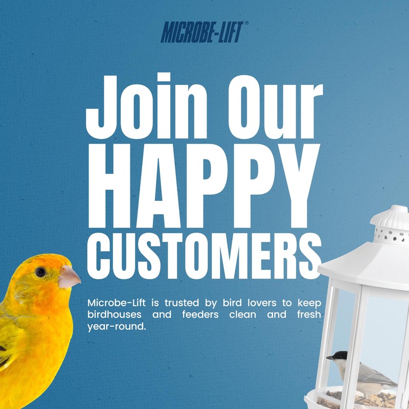Microbe-Lift Soy-Based Bird Feeder & Bird Bath Cleaner Spray –