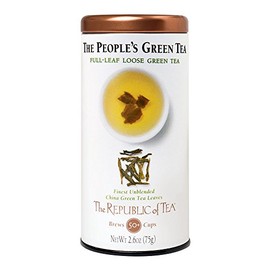 The Republic of Tea The Peoples Green Full-Leaf Tea, 2.6 Ounces / 50 Cups