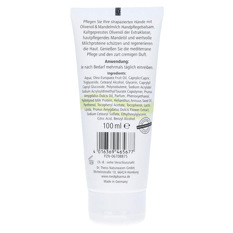 OLIVEN MANDELMILCH Handpflegebalsam, 100 ml