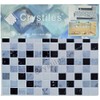 Crystiles Peel and Stick DIY backsplash Tile Stick-on Vinyl Wall