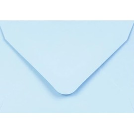 C6 Blue Envelopes x 25 Pack. 100gsm Weight. Coloured Pastel Baby Blue Envelopes Suitable for A6 Greetings Cards