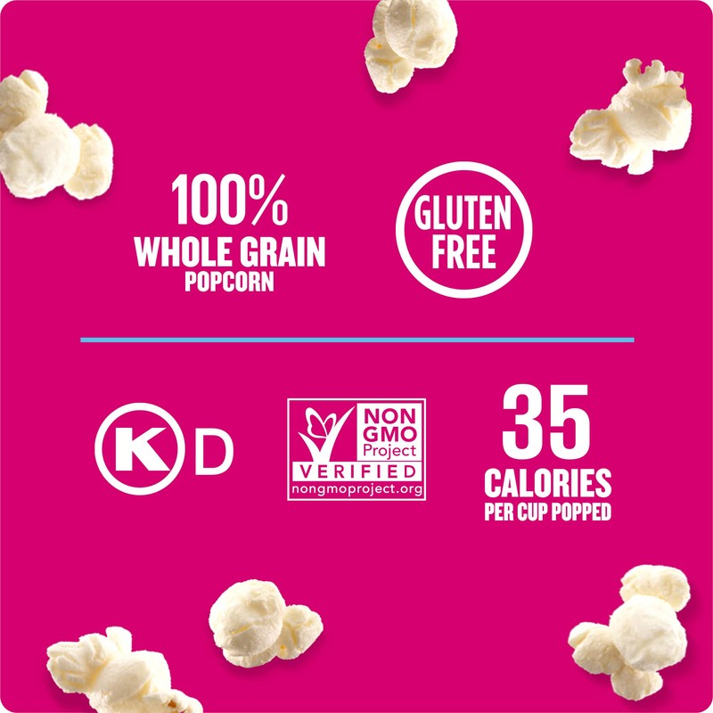 Angie's BOOMCHICKAPOP Sea Salt Microwave Popcorn, 3.29 oz., 6-Count Bags